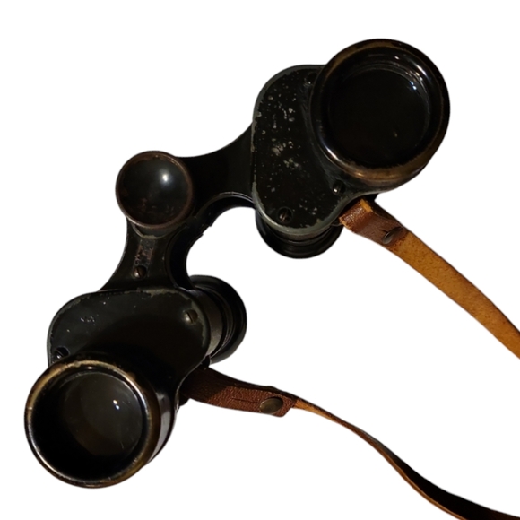 Vtg 1927 Carl Zeiss DF 6 x 24 Serial #777... German Pre War II Binoculars/Case - Picture 4 of 8